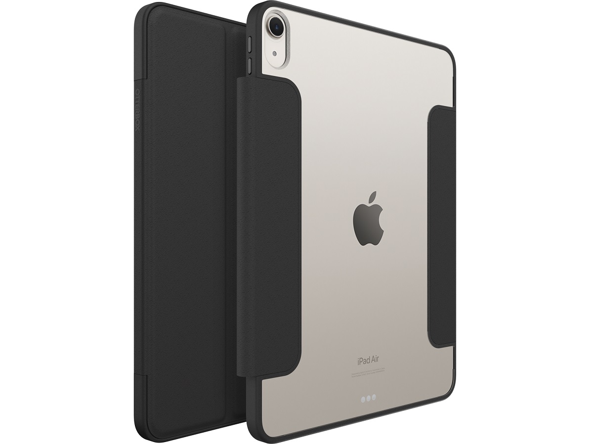 O fólio da série Otterbox Symmetry para Apple iPad Air M2 de 11 polegadas em um fundo branco.