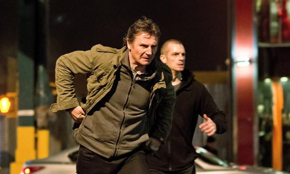 Liam Neeson and Joel Kinnaman in Run All Night.