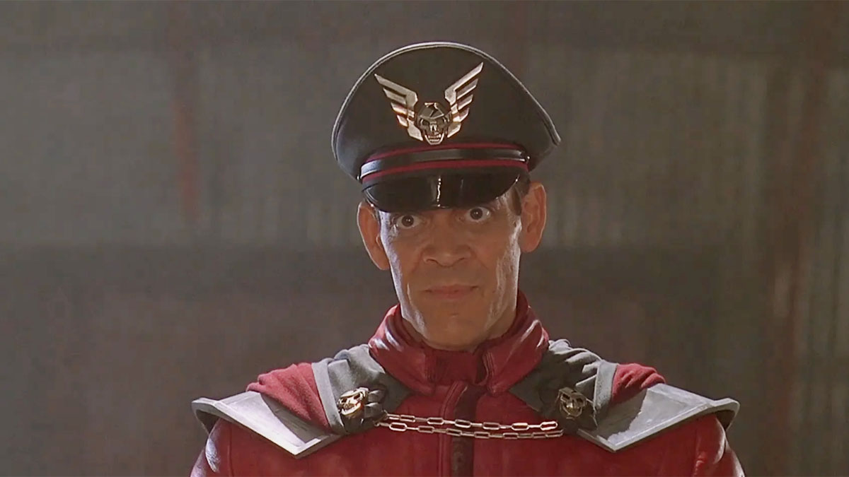 Raul Julia as M. Bison in Street Fighter.