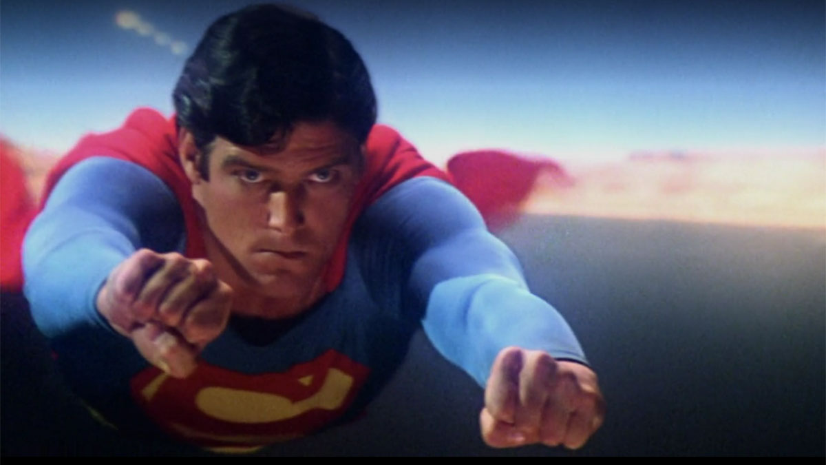 Christopher Reeve dans Superman.