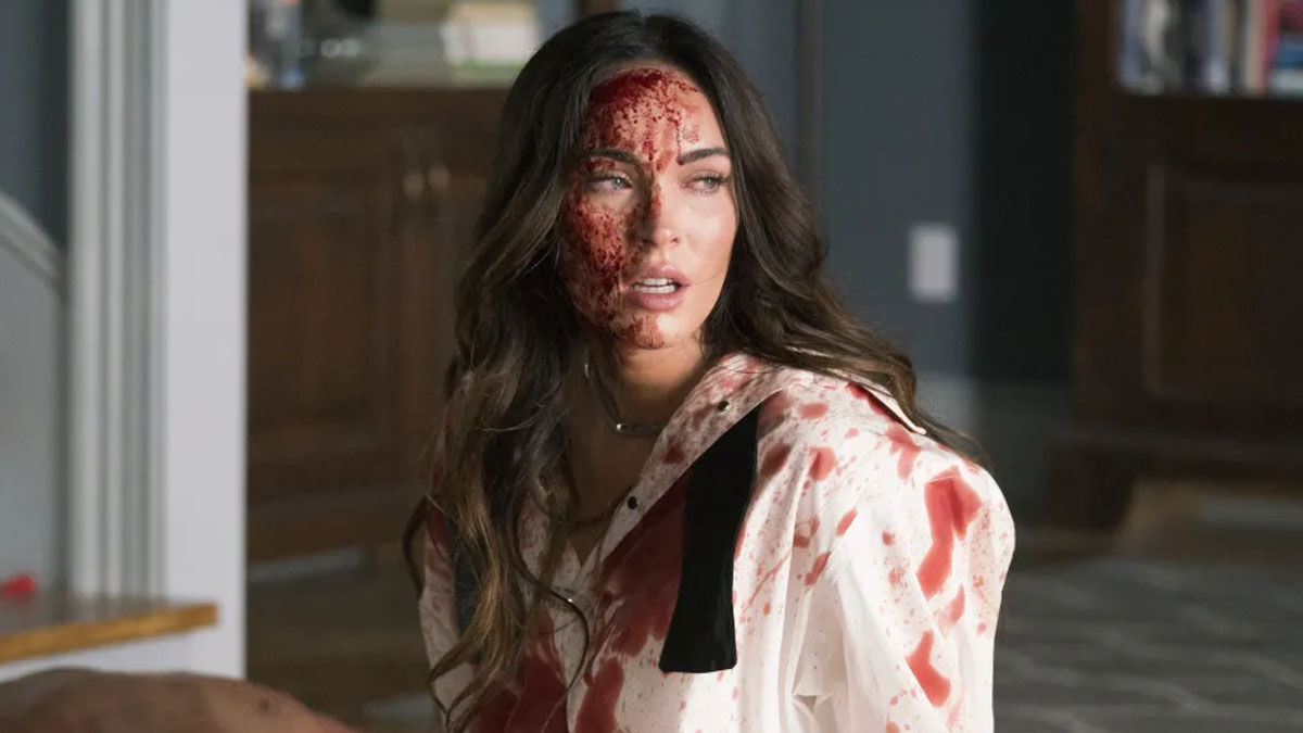 Megan Fox está ensangrentada en Hasta la muerte.