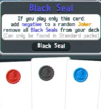 Black Seal mod for Balatro