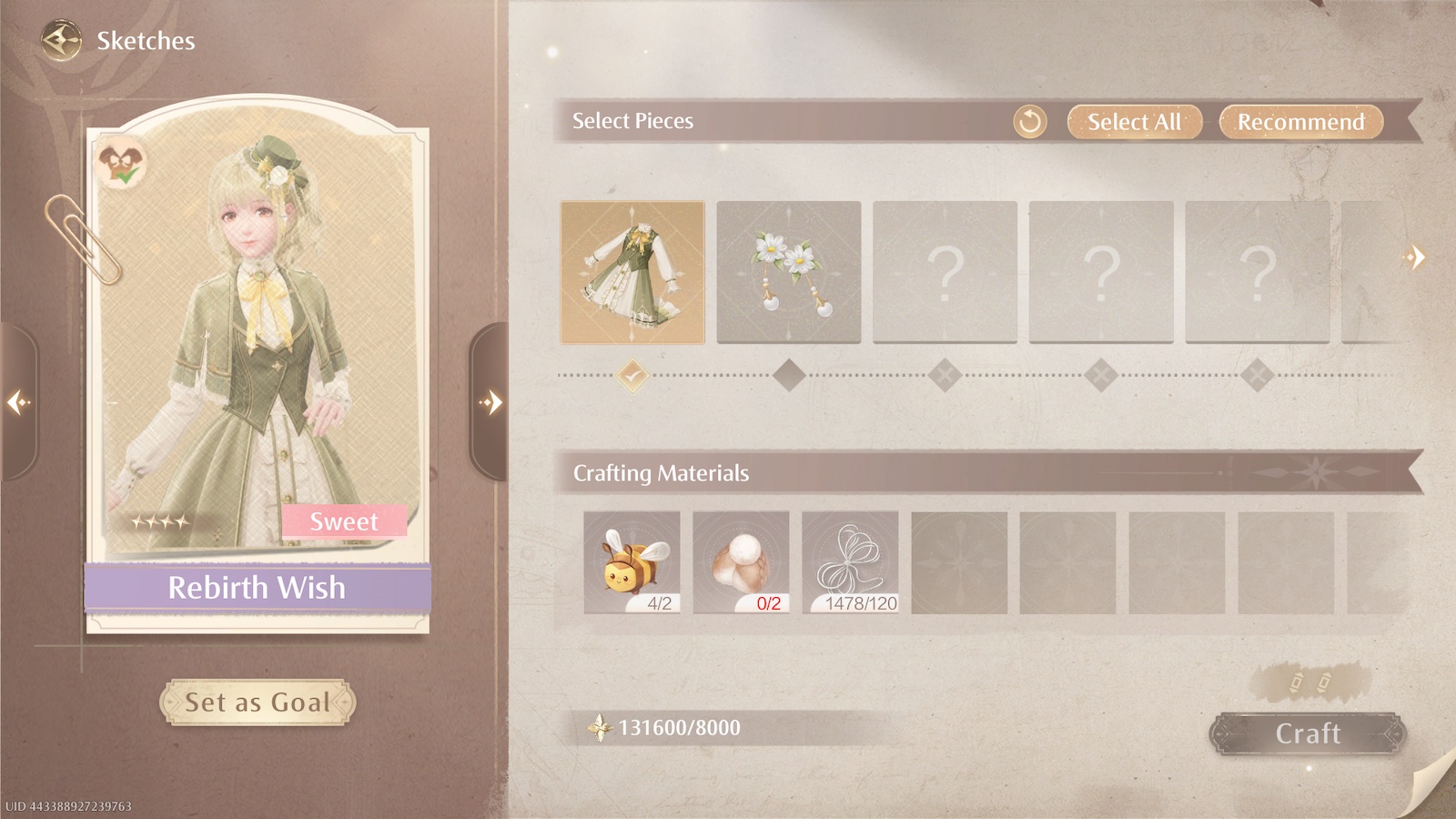 How to complete all Kindled Inspiration quests in Infinity Nikki