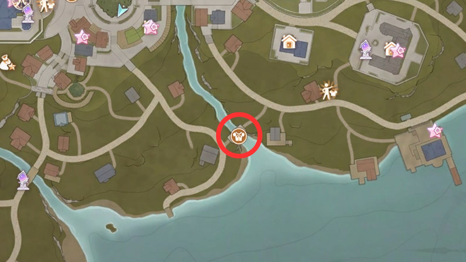 All clothing shop locations in Infinity Nikki