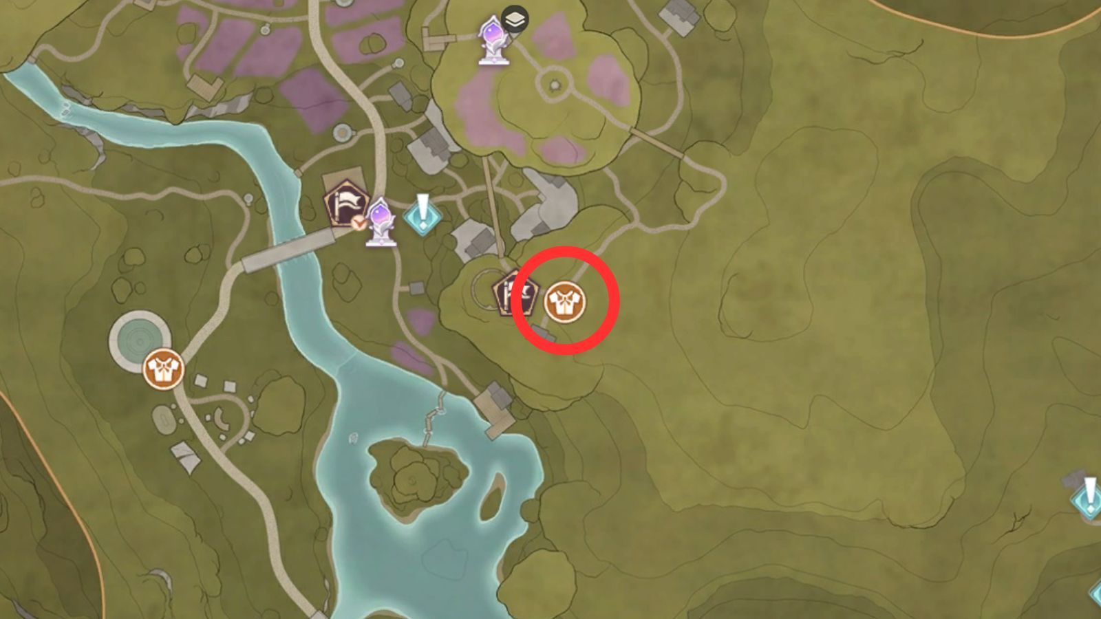 All clothing shop locations in Infinity Nikki