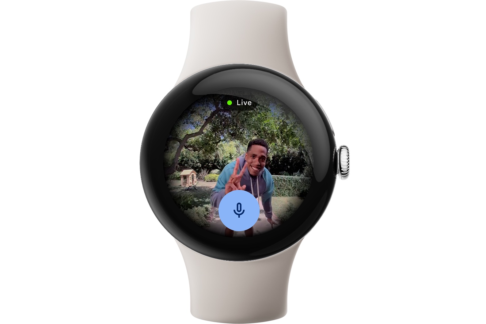 Pixel Watch Live View de casa.