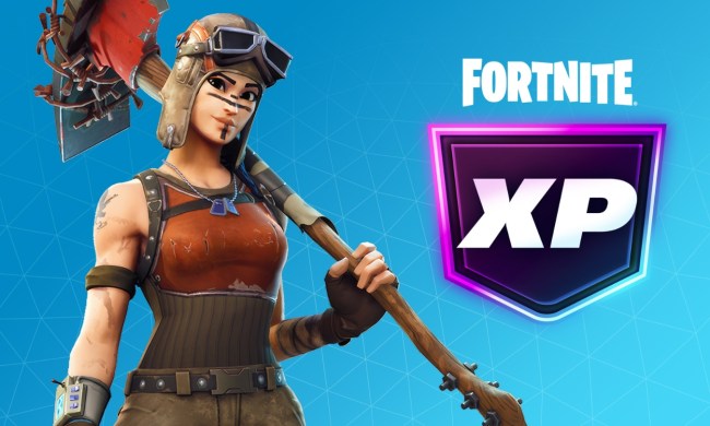 Fortnite Renegade Raider skin with XP token