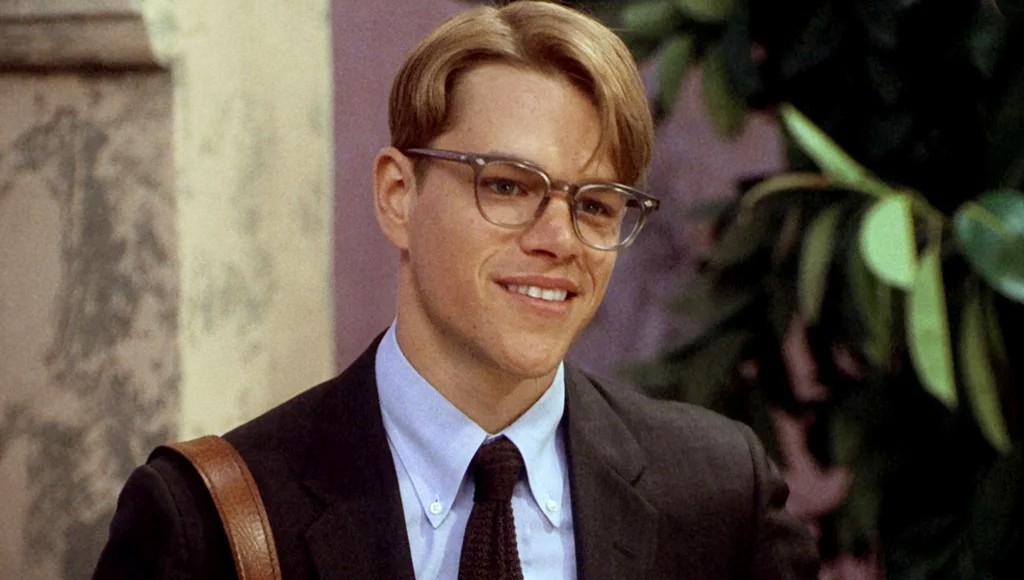 Tom Ripley smiles in The Talented Mr. Ripley.