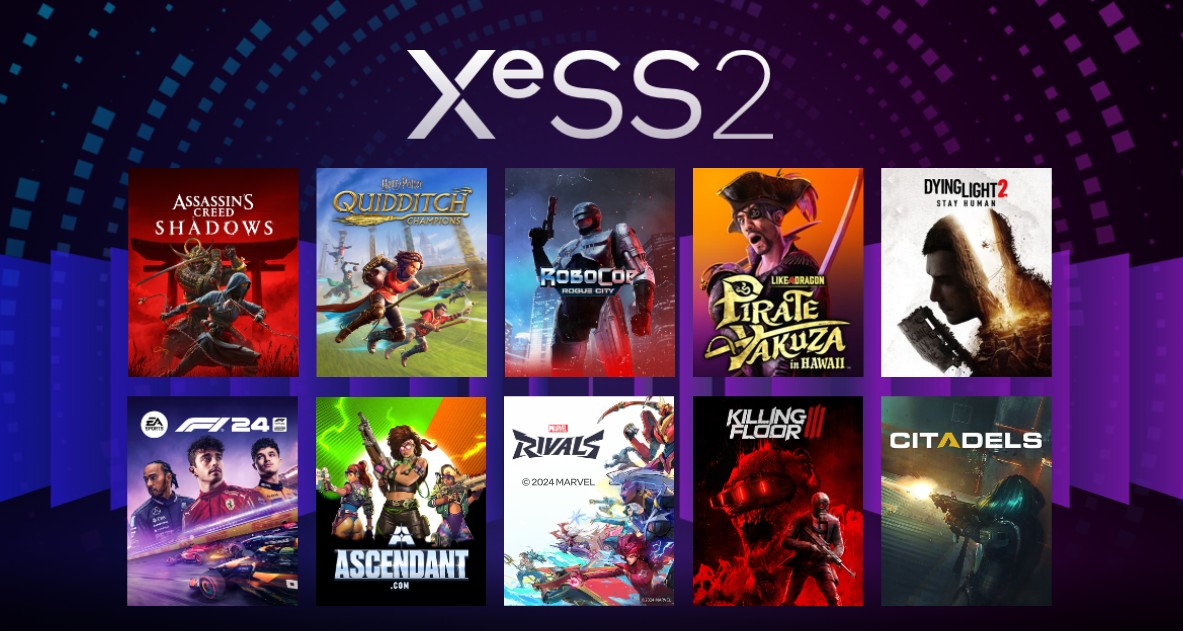 Intel XeSS 2 games.