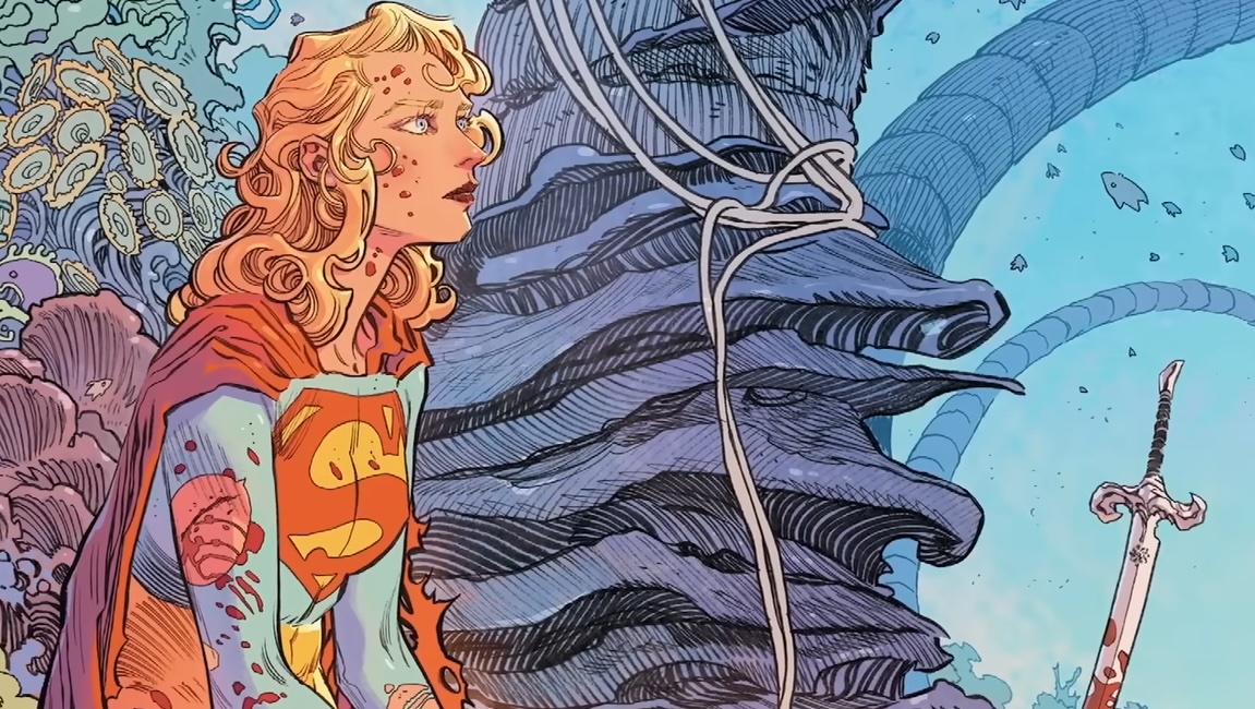 Supergirl auf dem Cover von „Supergirl: Woman of Tomorrow“