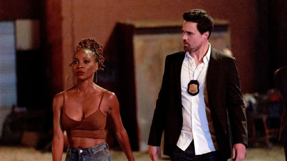  Shanola Hampton and Brett Dalton in Found.