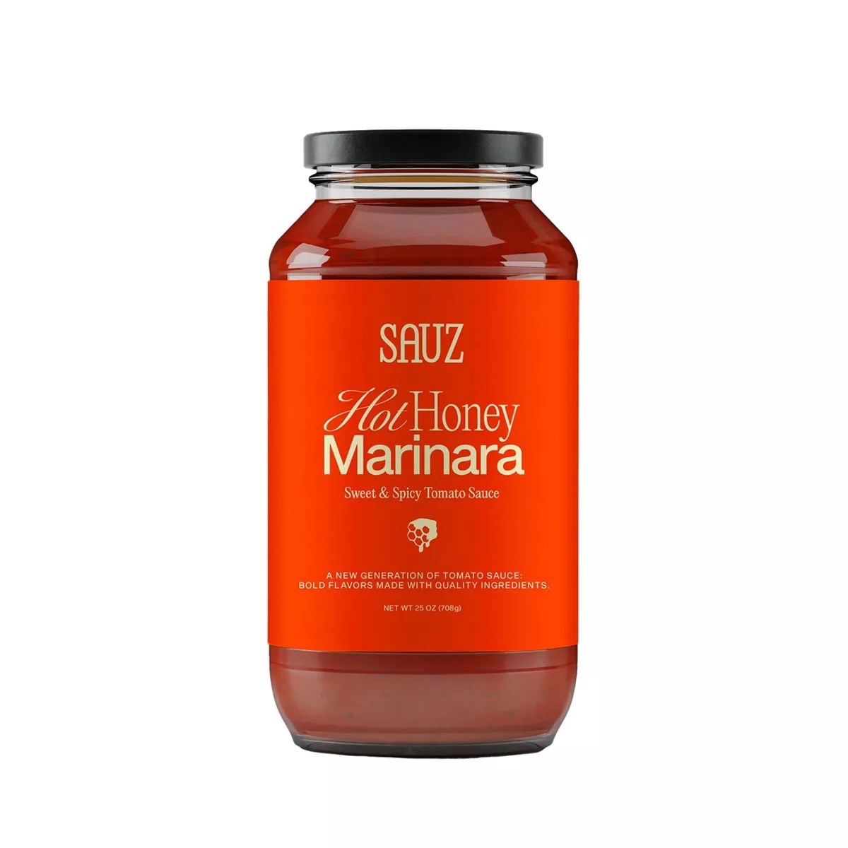 Sauz Mel Quente Marinara Molho de Tomate Doce e Picante