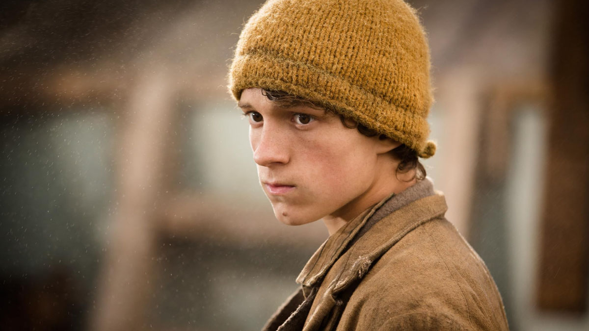 Tom Holland dans le film Au coeur de la mer.