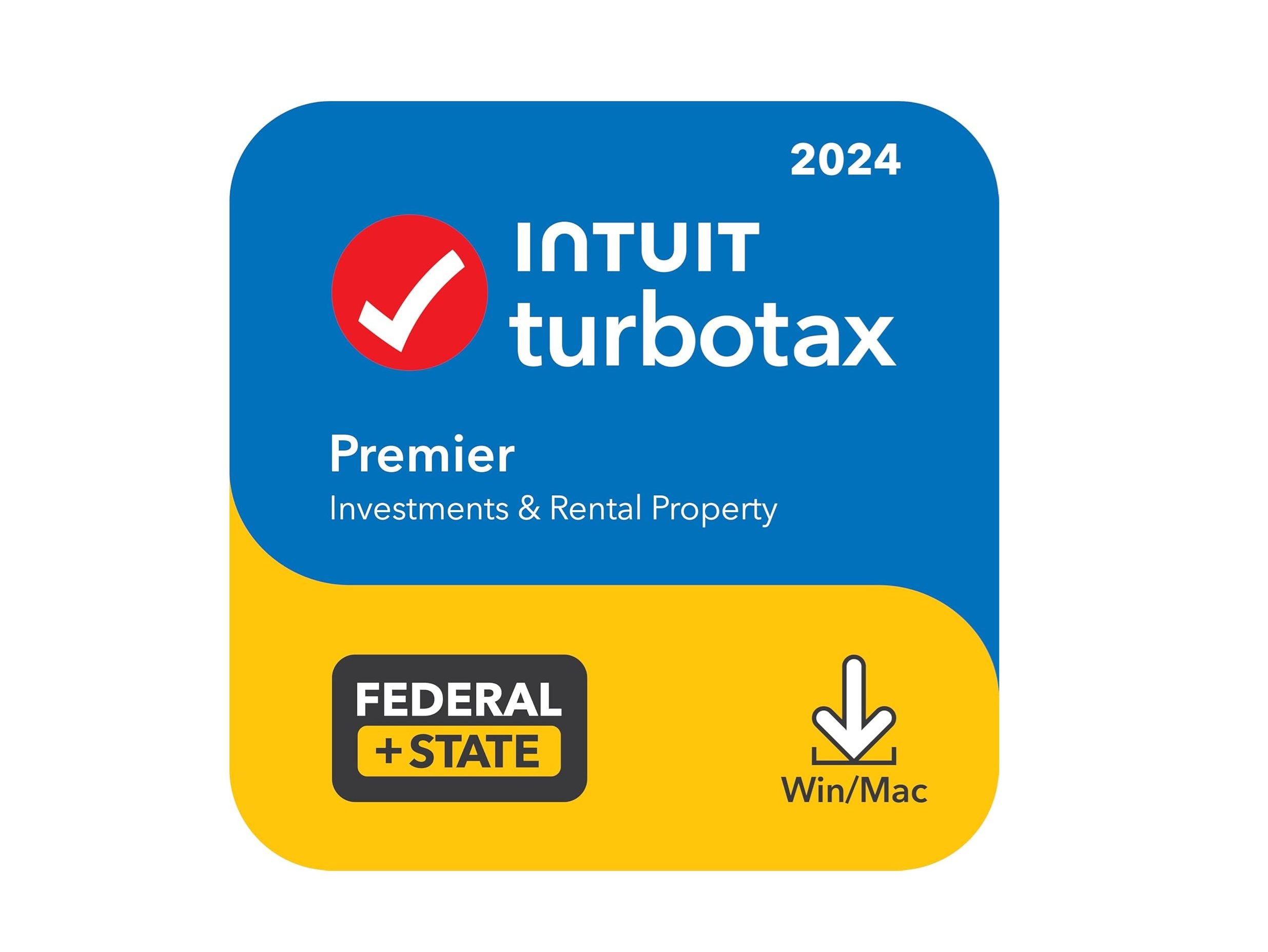 Intuit Turbotax Premier tax year 2024 information.