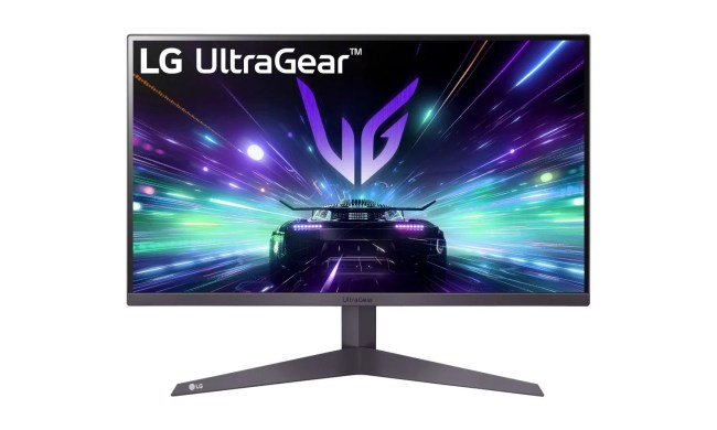 The LG 27-inch gaming monitor on a white background.