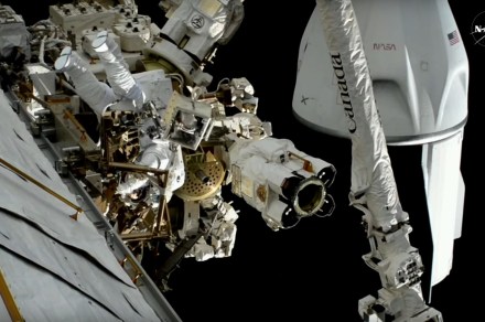 Two NASA astronauts are currently outside the ISS, repairing an X-ray telescope