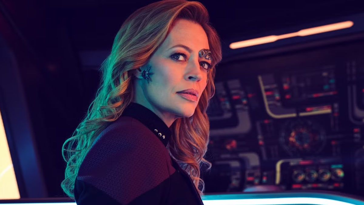 Jeri Ryan dans Star Trek : Picard saison 3.