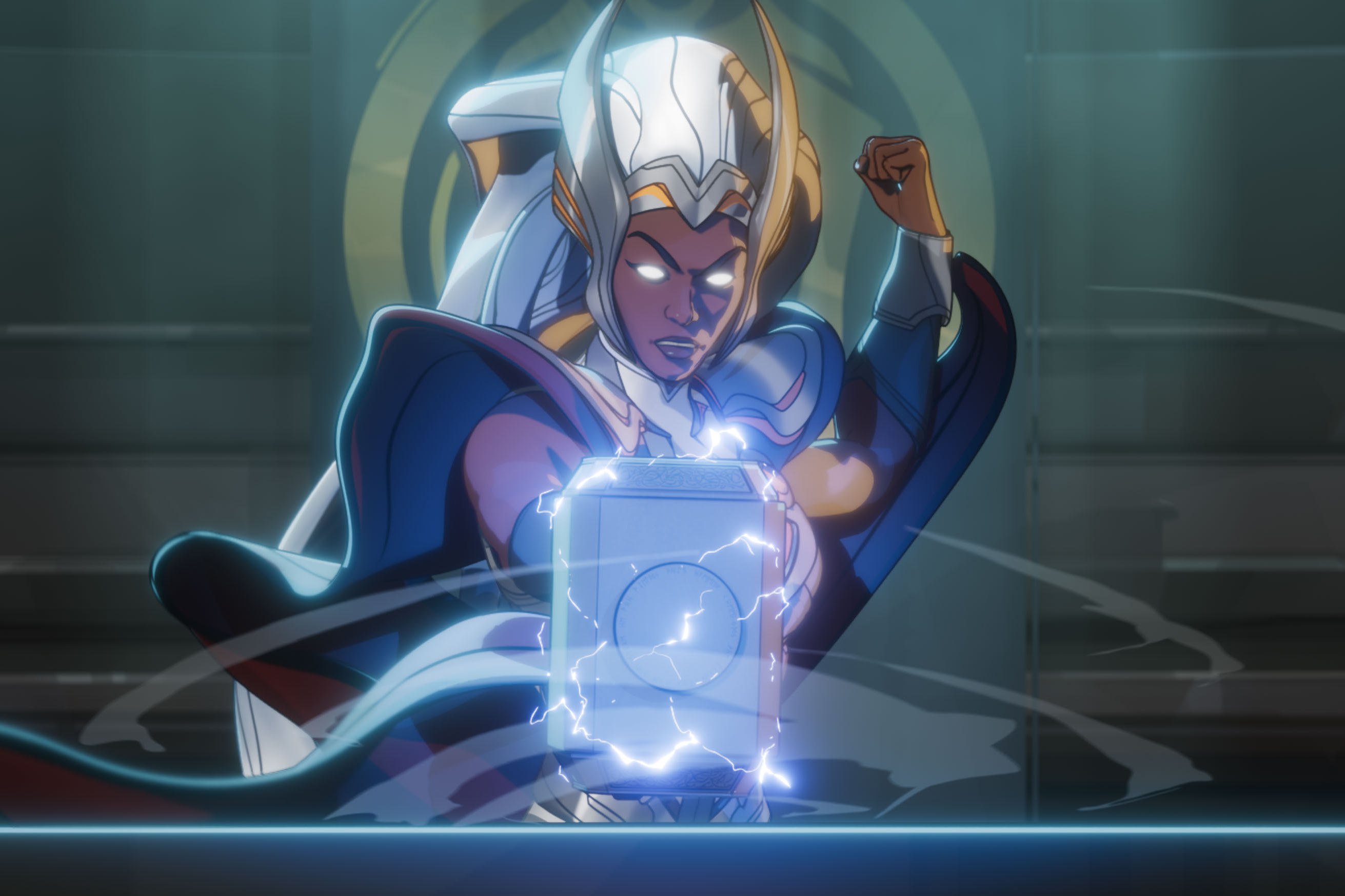 Storm wields Mjolnir in What If...? season 3.