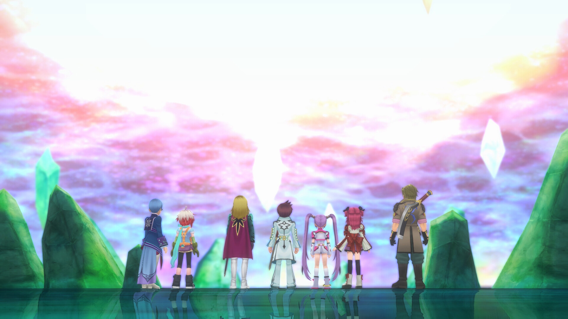 The main cast in Tales of Graces F