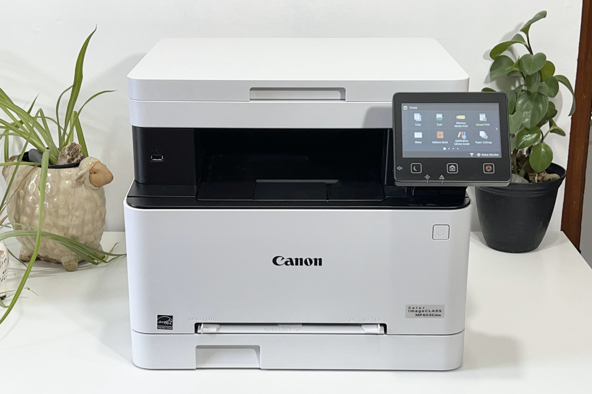 The Canon Color imageClass MF653Cdw is an attractive all-in-one color laser printer.