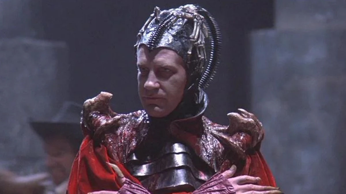 David Warner as Evil in Time Bandits.,