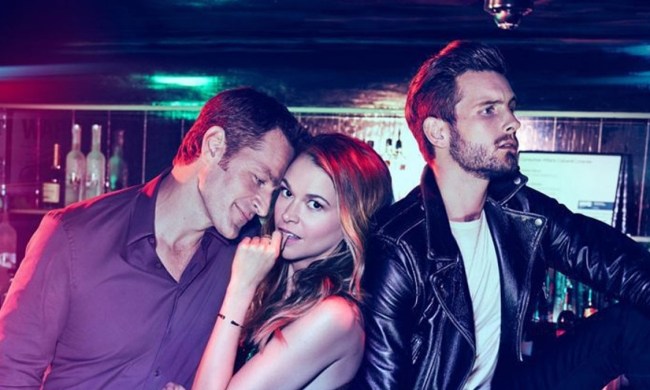 Peter Hermann, Sutton Foster, and Nico Tortorella in Younger.