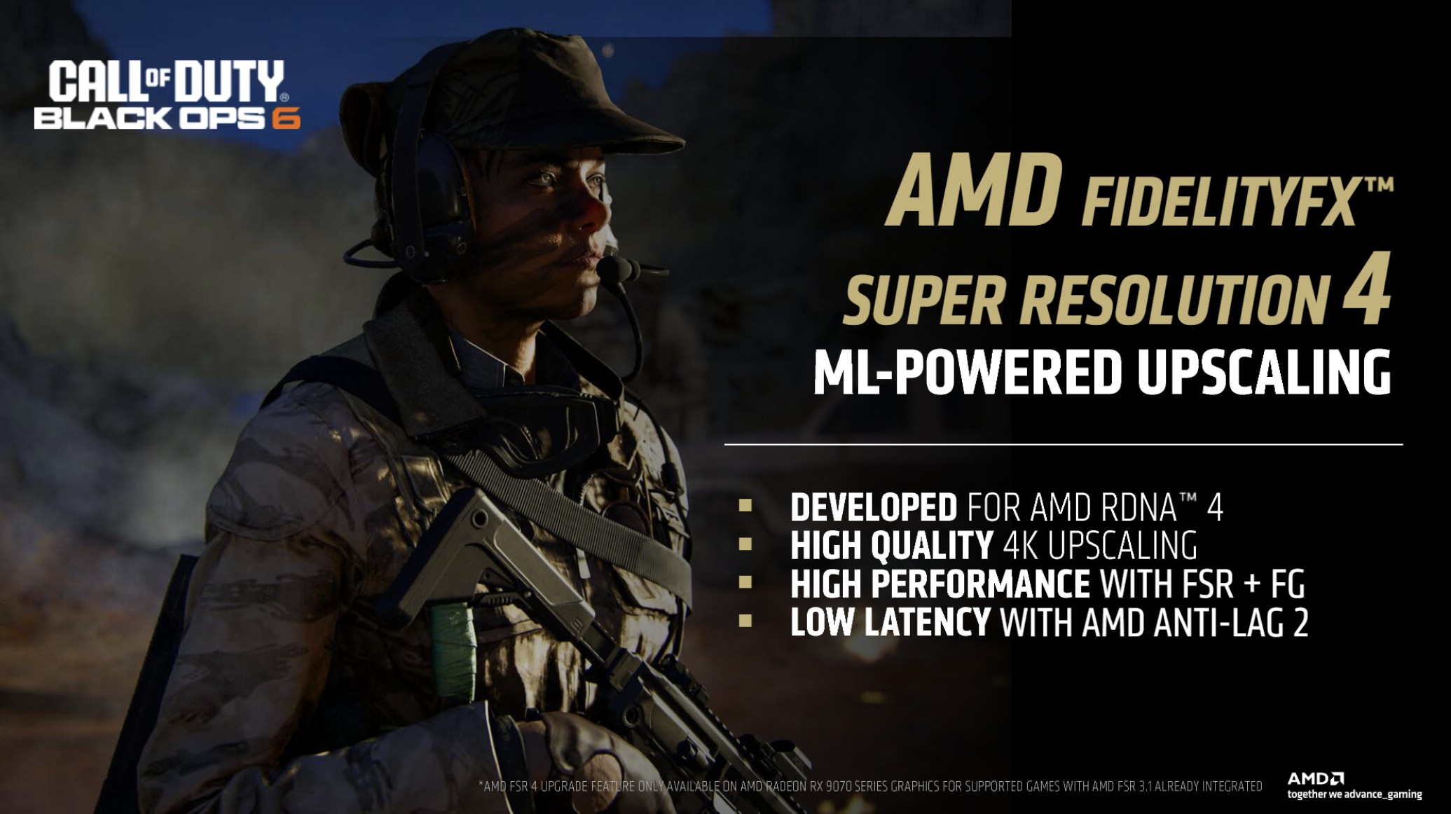 Features for AMD's FSR 4.