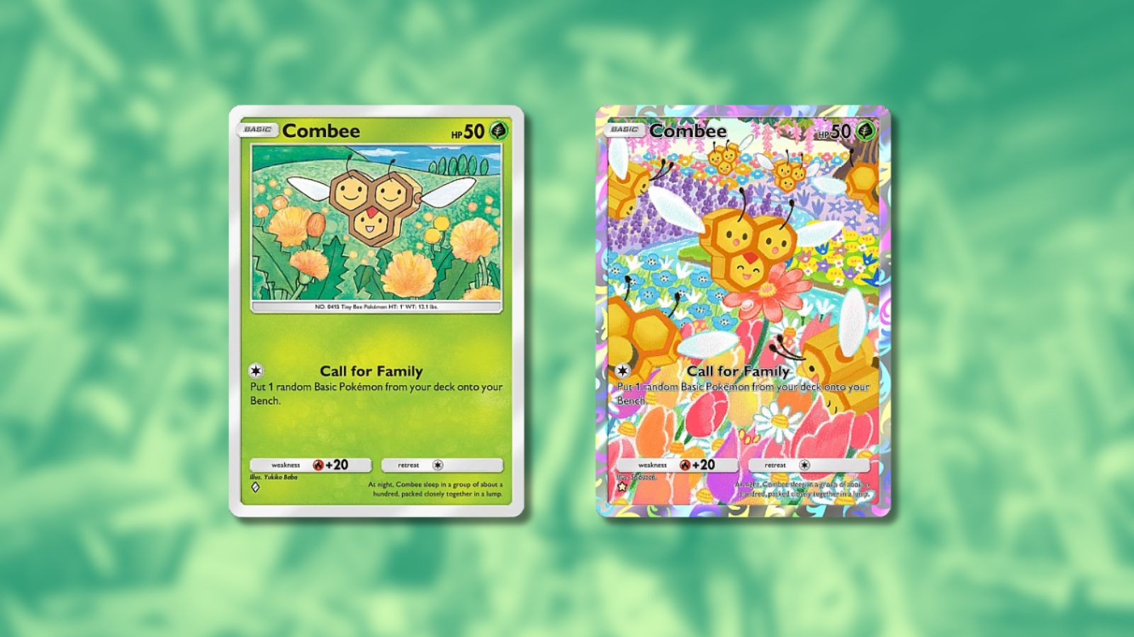 Cartas Combee no Pokémon TCG Pocket.