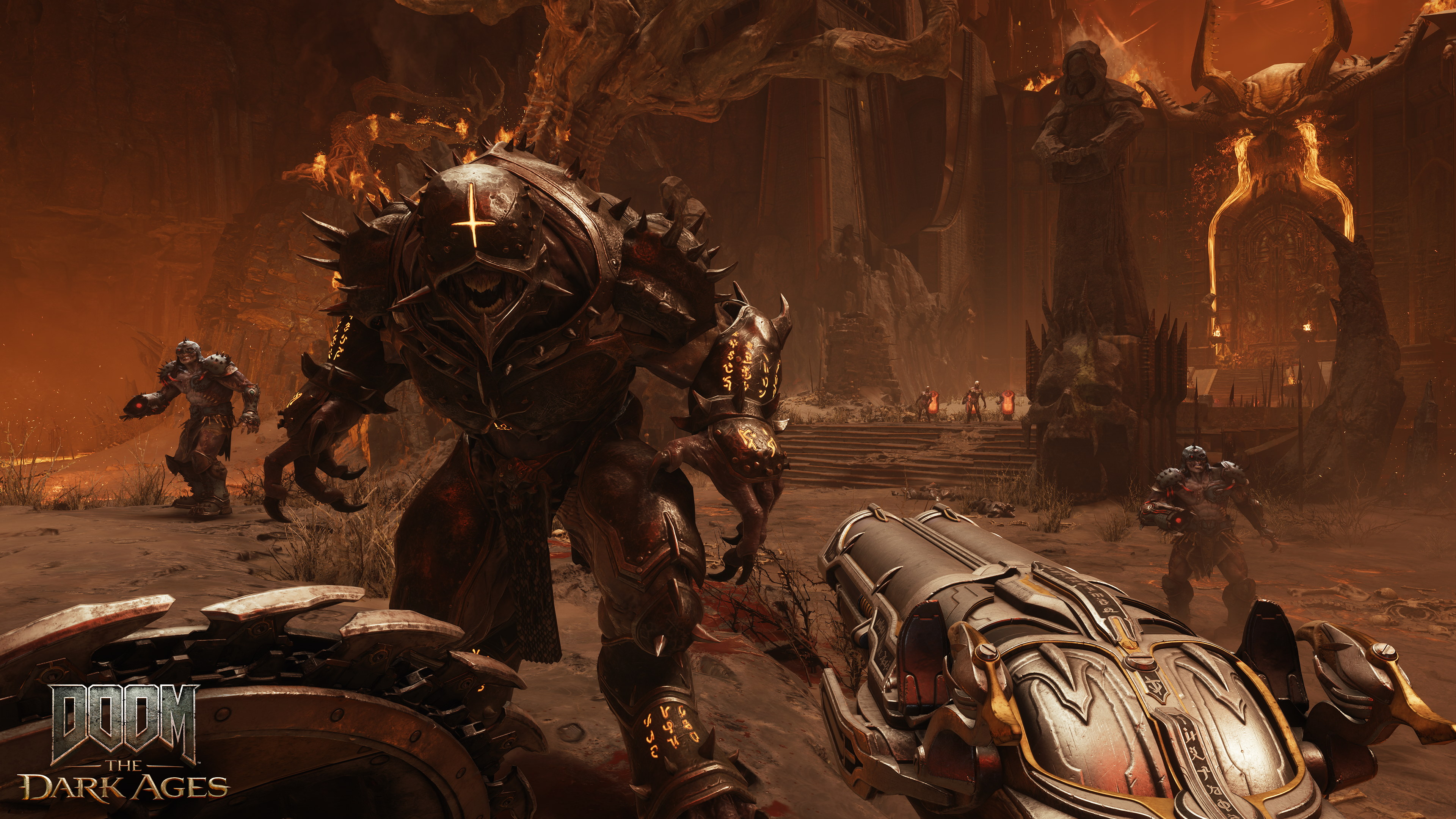 Le Slayer tient un fusil de chasse dans Doom : The Dark Ages.