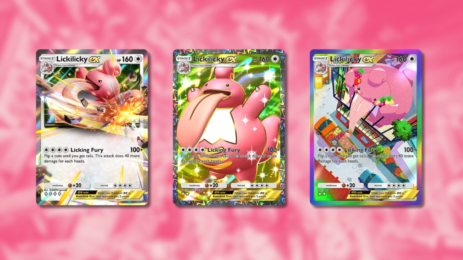 Lickilicky cards in Pokemon TCG Pocket.