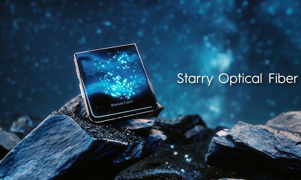 Tecno's Starry Optical Fiber teaser image.