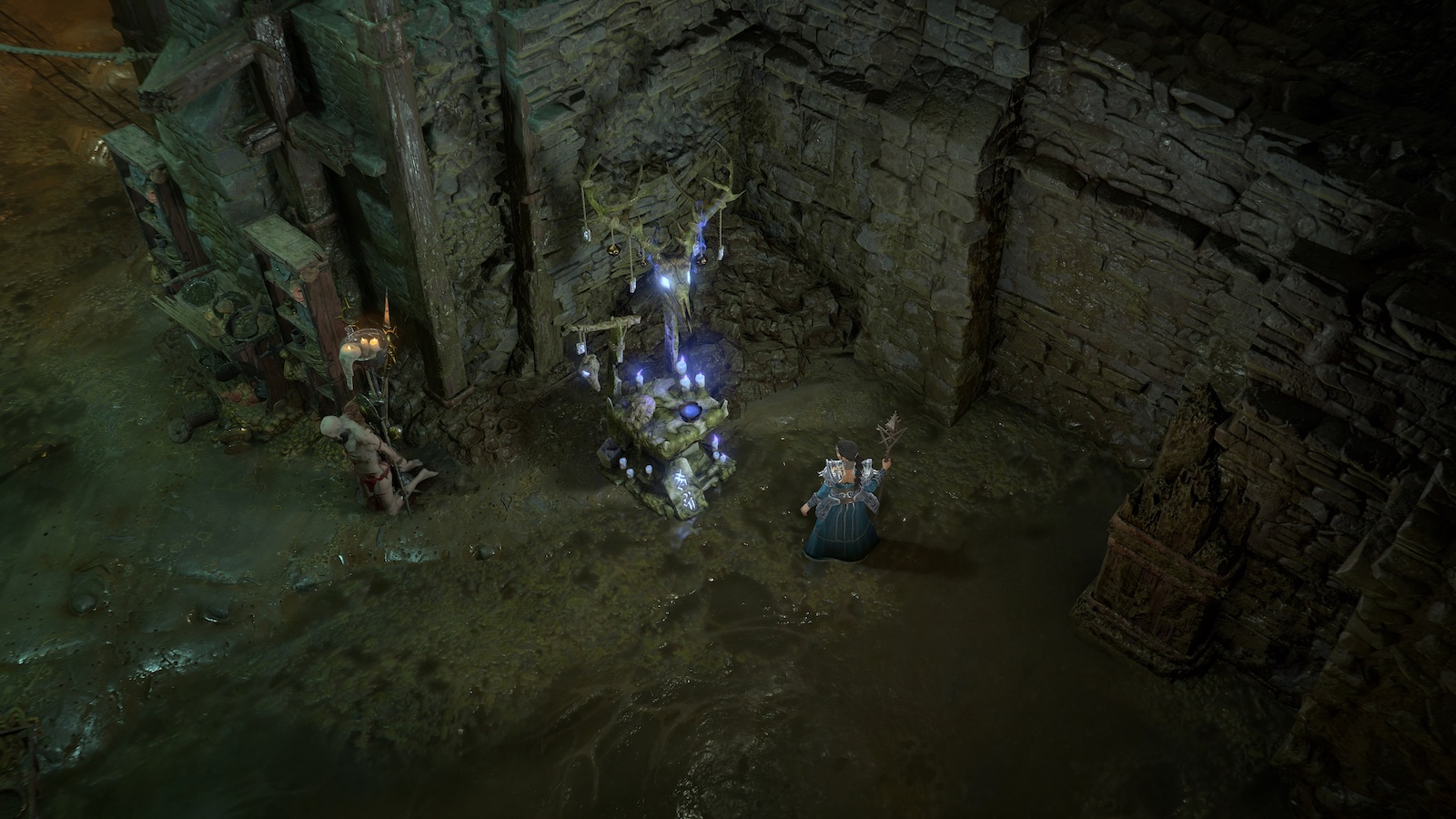 Autel de sorcellerie dans Diablo 4.