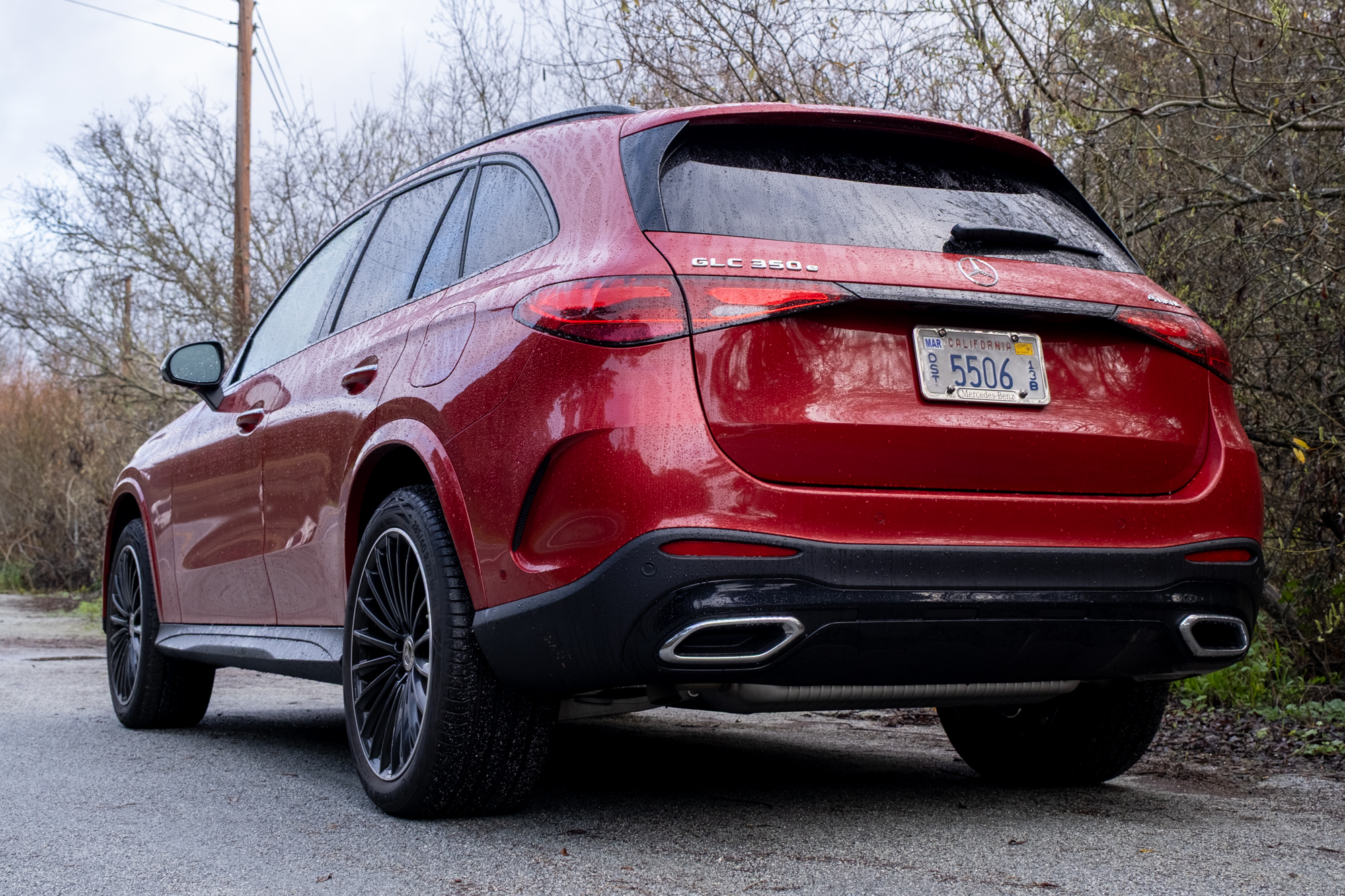 Heck des Mercedes-Benz GLC 350e