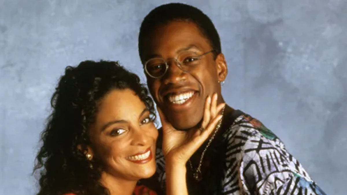 Jasmine Guy and Kadeem Hardison in A Different World.