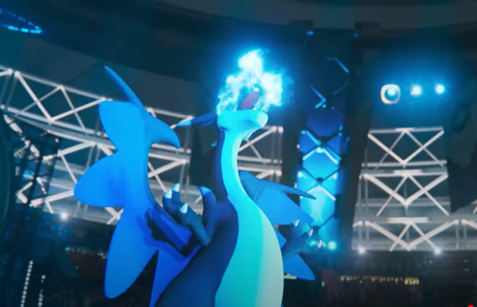 Uma captura de tela do trailer de Pokémon Champions.