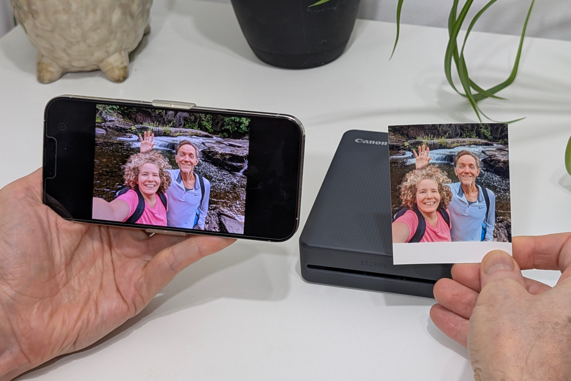 La calidad fotográfica de la Selphy QX20 es impresionante para una impresora tan pequeña.