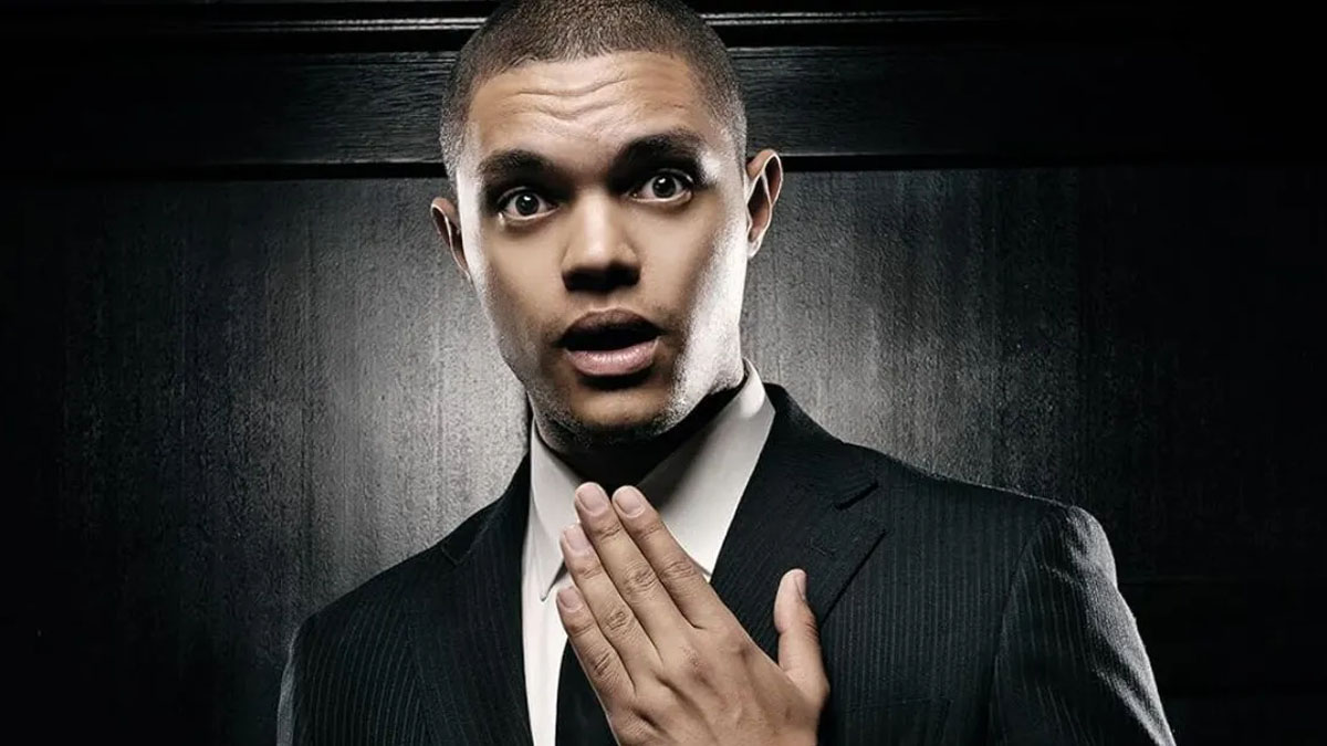 Trevor Noah in You Laugh Because It's True.