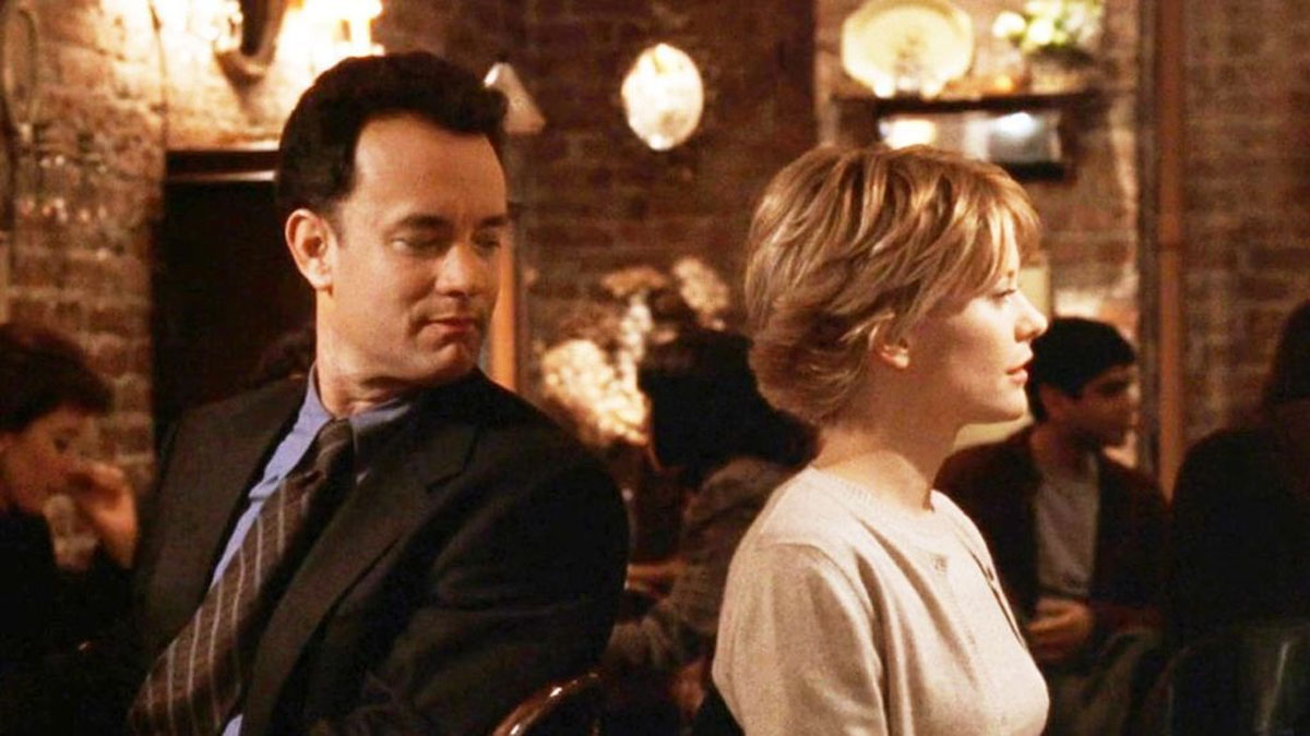 Tom Hanks and Meg Ryan in You've Got Mail.