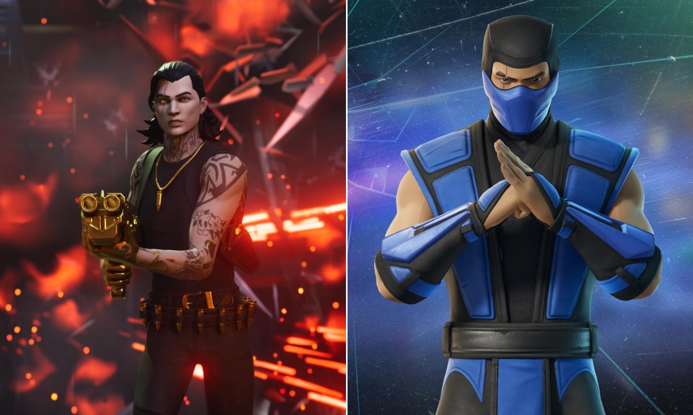 Fortnite Kanunsuz Midas ve Sub-Zero skinleri