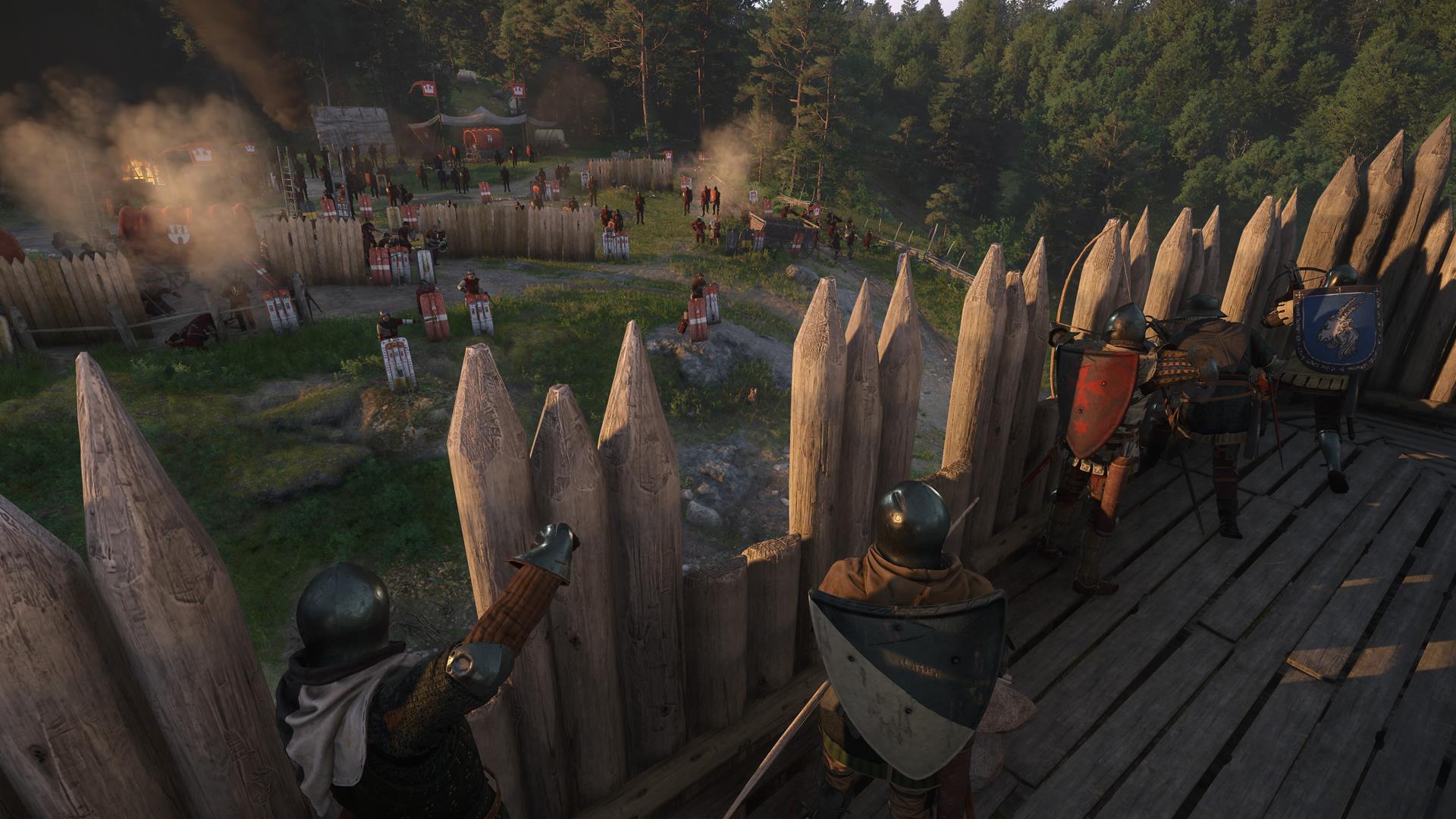 Os personagens lutam entre si em Kingdom Come: Deliverance 2.