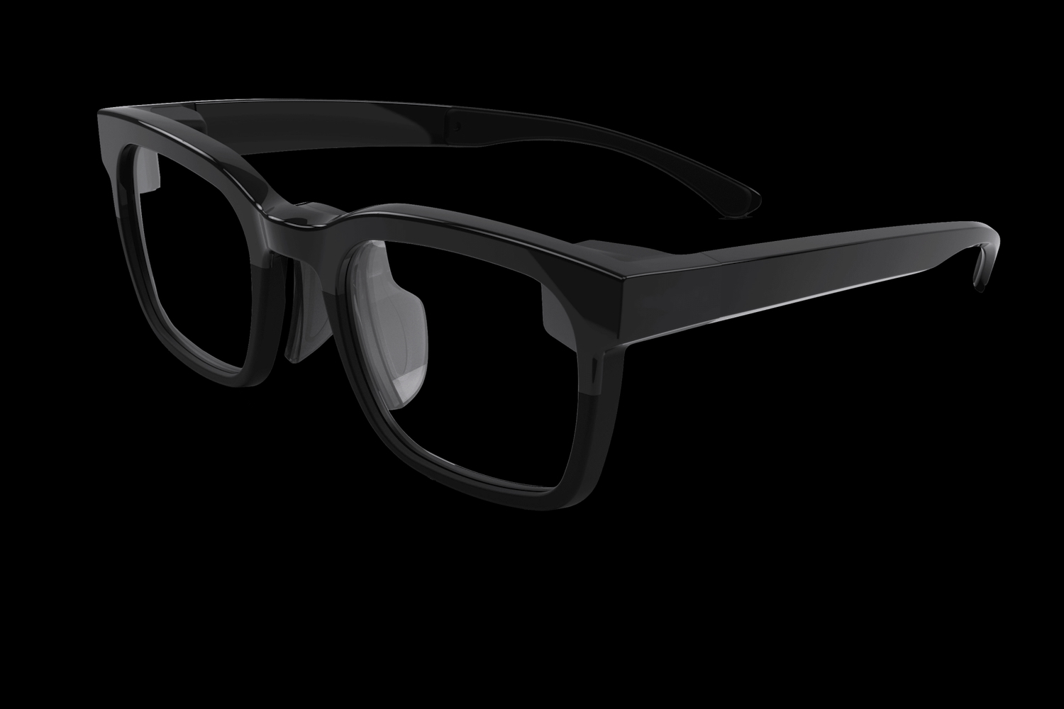 A render of the Mentra Mach1 smartglasses.