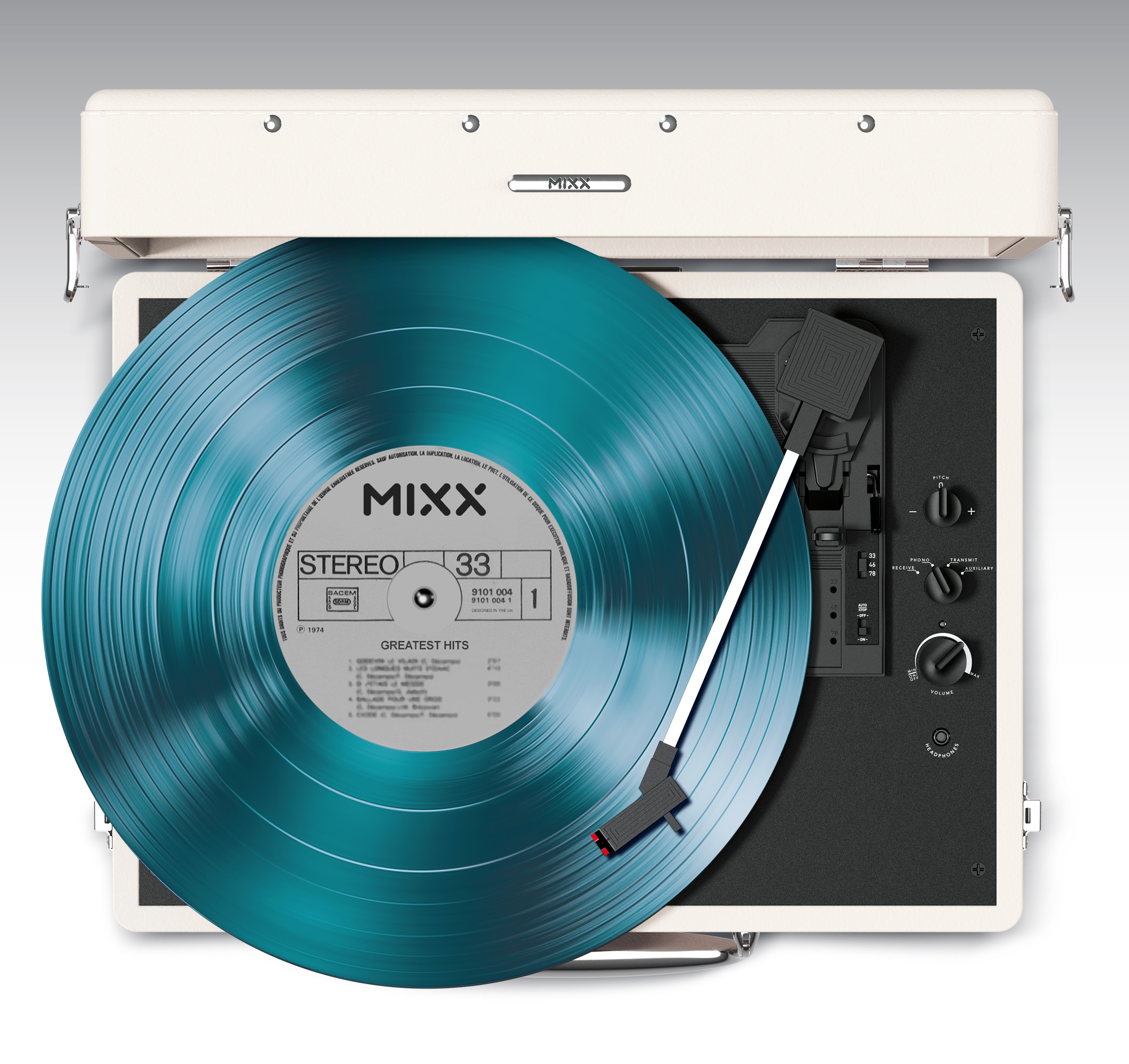 Le tourne-disque valise Mixx Revival 55.