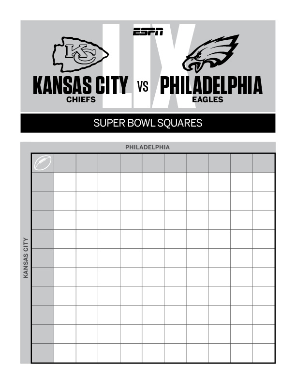 Logotipo de Super Bowl Squares de ESPN.