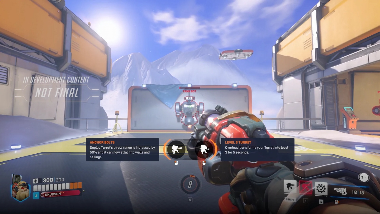 Torbjorns Vorteile in Overwatch 2 auswählen.