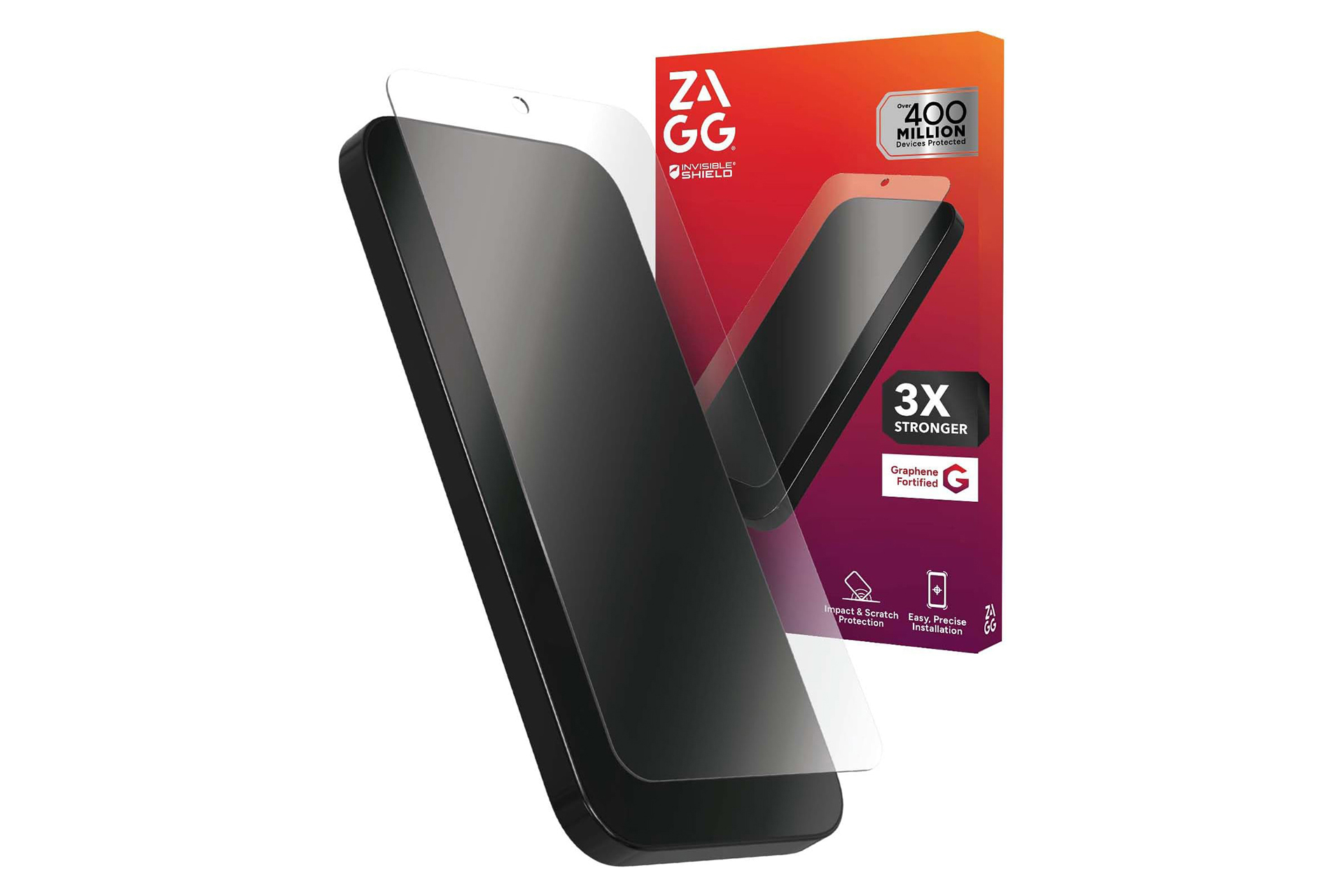 Produktdarstellung des Zagg Glass Plus Galaxy S25 Plus Displayschutzes