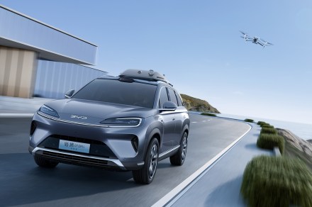 DJI and BYD offer a novel way to film road trips — at 33 mph