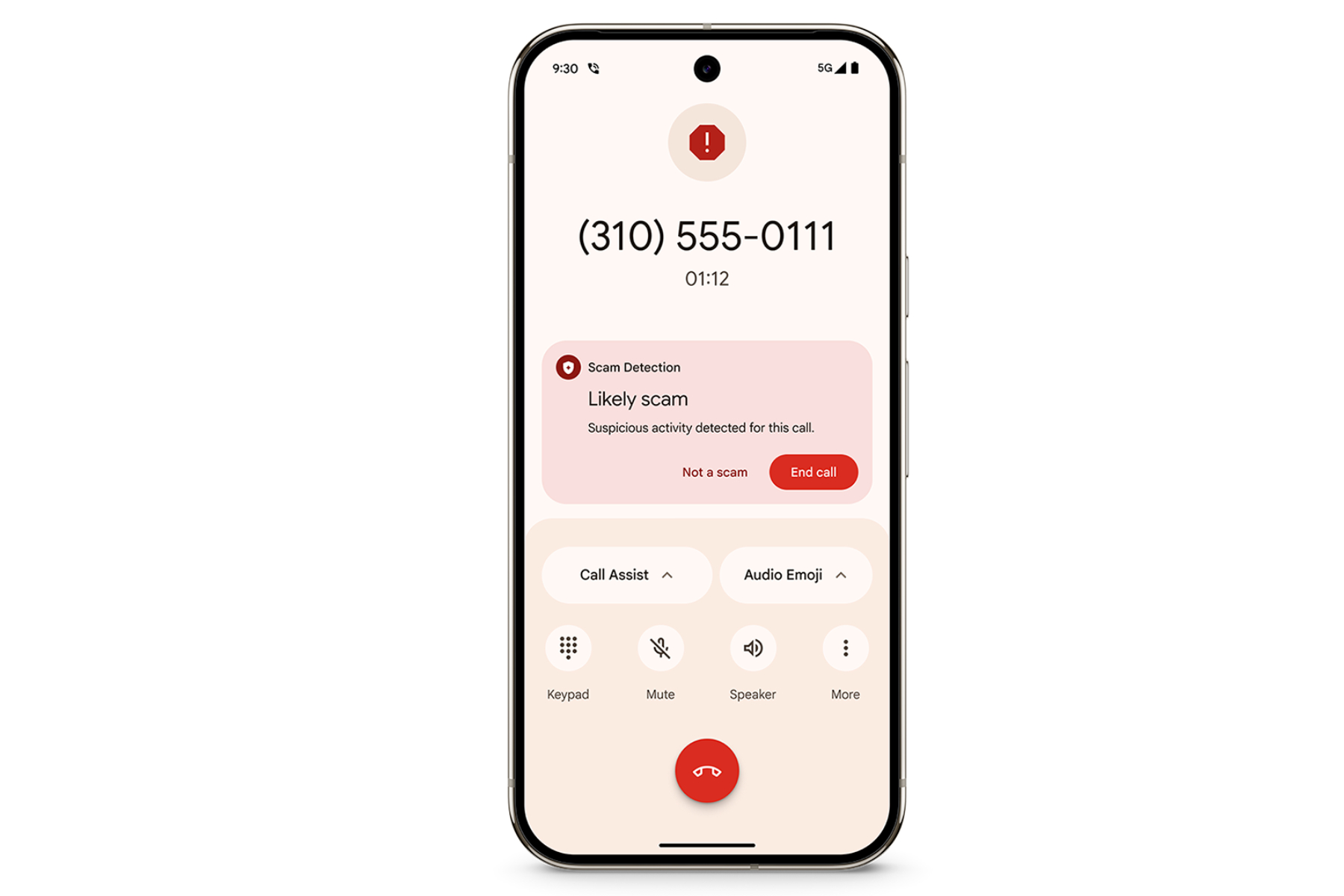 Scam Detection for calls.